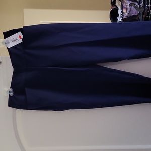 Navy capri golf pants